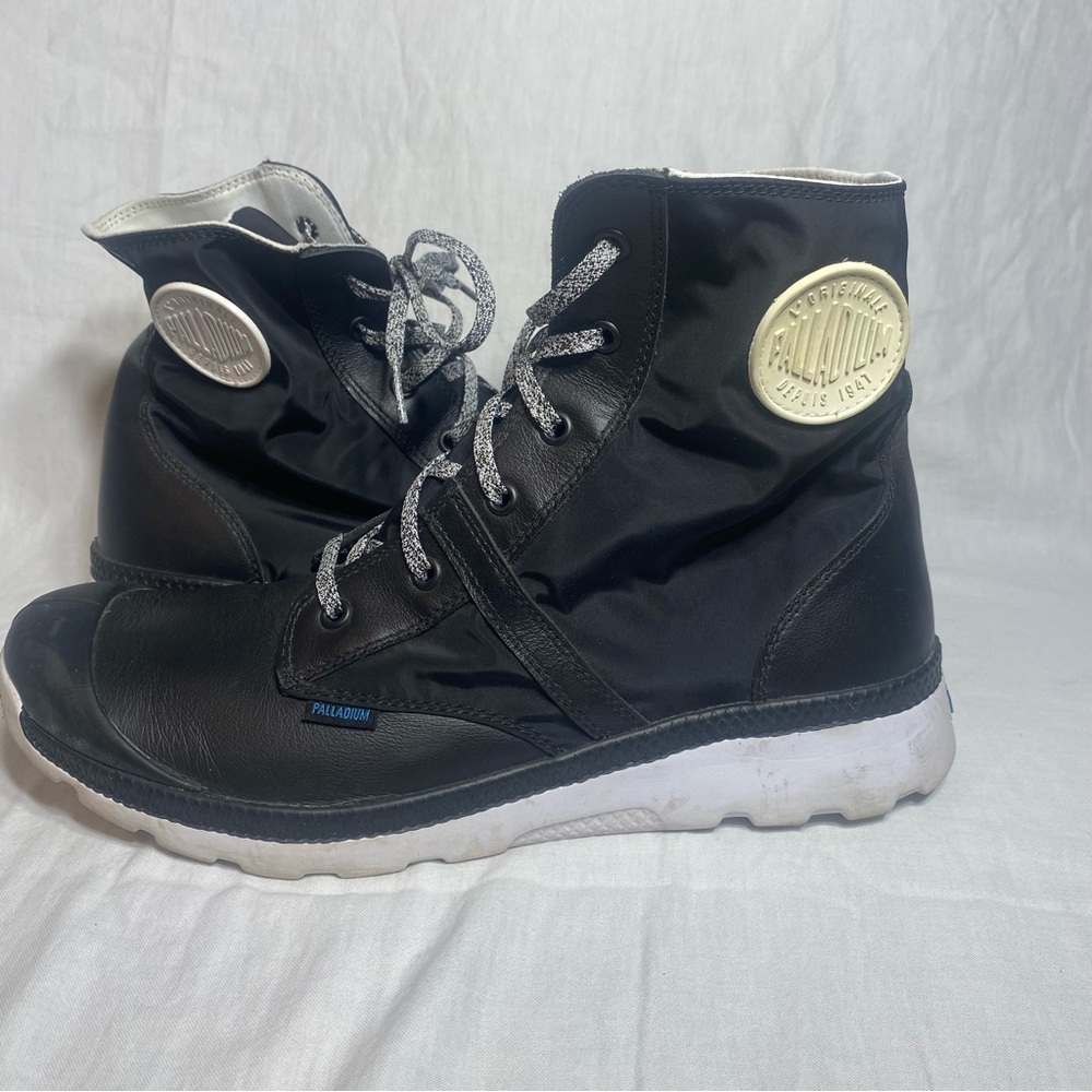 Palladium Black and Gray Sneakers